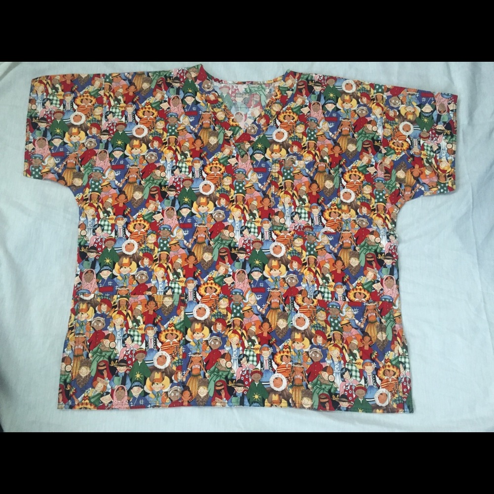 S.c.r.u.b Brand Unity People Scrub Top XL